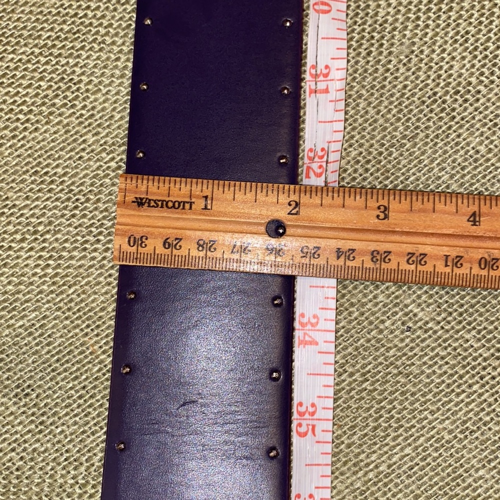 Anne Klein leather belt - Picture 6 of 17